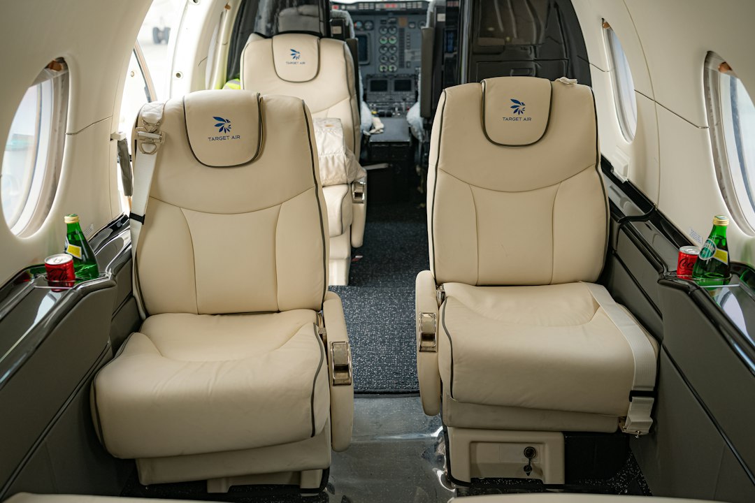 Executive VIP business jet interior